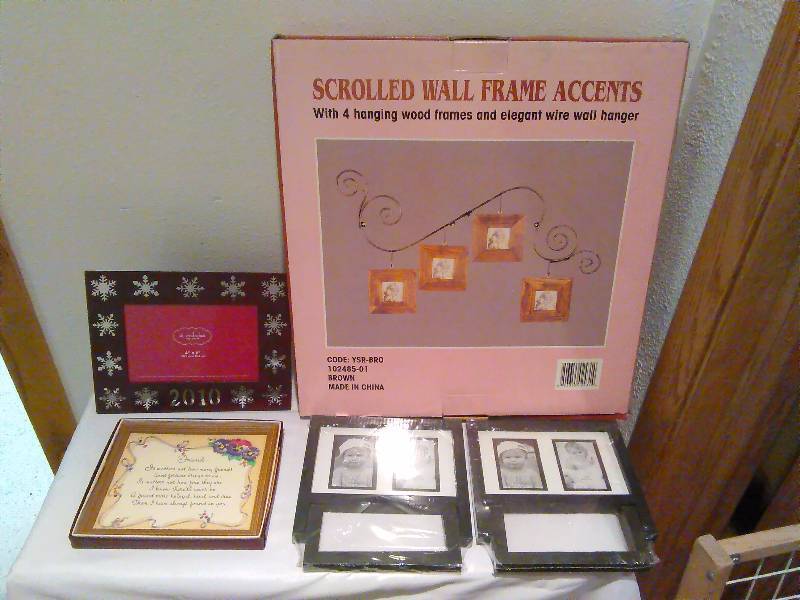 lot 132 image: Variety Picture Frames (5) New