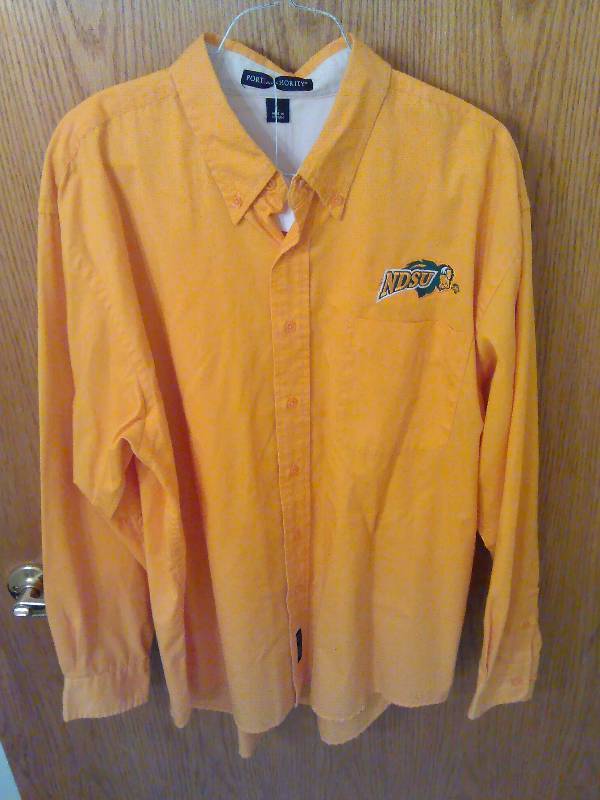 lot 143 image: NDSU Button Down Shirt by Port Authority Size Large