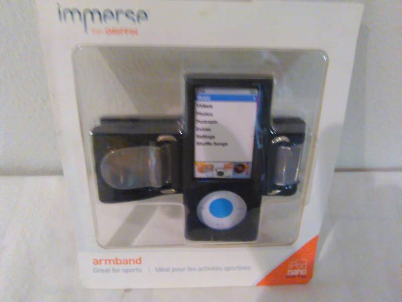 lot 155 image: Arm Band wrist holder for Ipod Nano, Immerse by Griffin, New