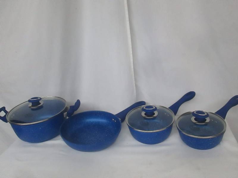 lot 21 image: Alpine Cuisine 7-Piece Cookware Set