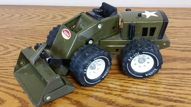 Tonka Army Front End Loader | SANTA'S VINTAGE TOY & COLLECTIBLES ...