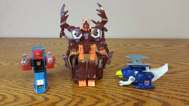lot 56 image: (3) 1980s Transformers - Bird, Etc.