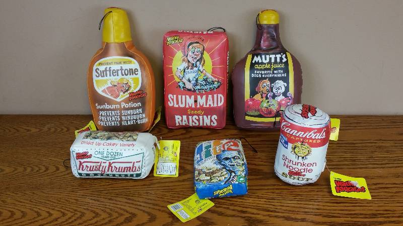 lot 87 image: Topps Plush Wacky Packages Set