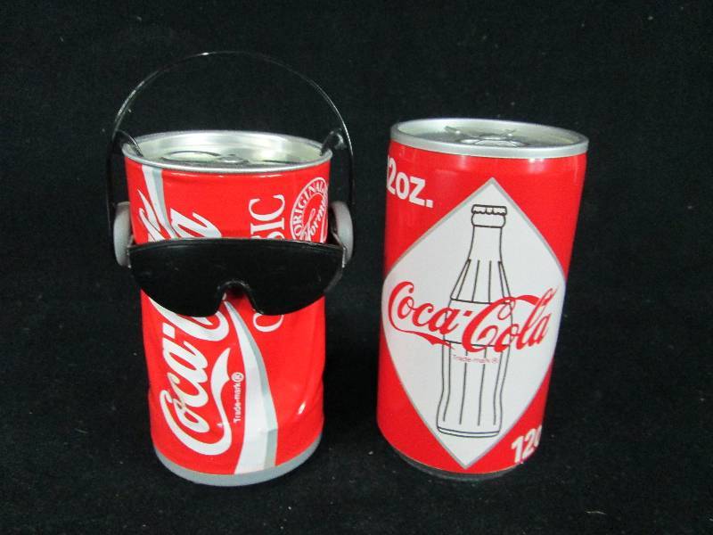 lot 43 image: Dancing Coca Cola Can & Talking Coin Bank