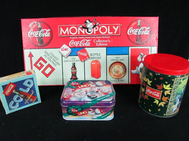 lot 47 image: Coca Cola Games & Puzzles