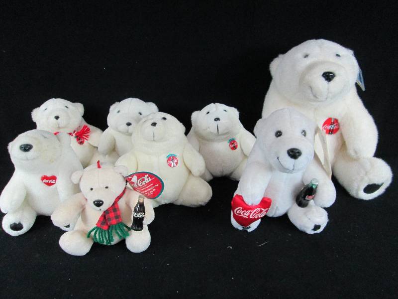 lot 52 image: Coca Cola Plush Bears