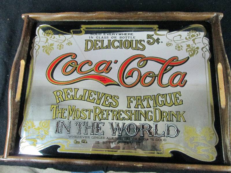 lot 56 image: Coca Cola Mirror Tray