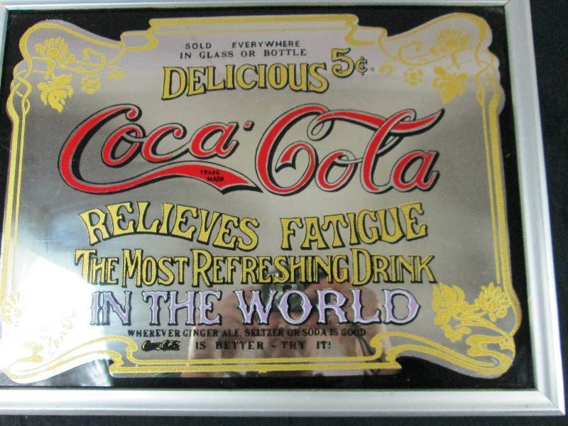 lot 57 image: Coca Cola Mirror
