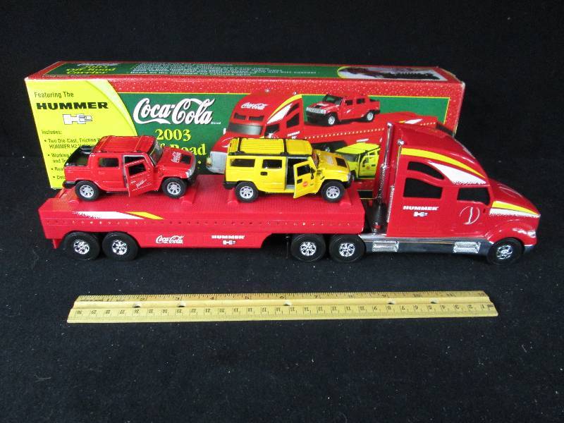 lot 82 image: Collectable Coca Cola Trucks