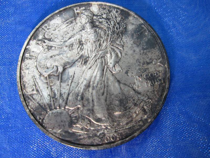 lot 3 image: 2008 American Sliver Eagle