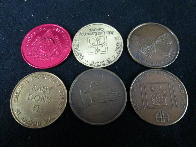 lot 108 image: Sobriety Tokens