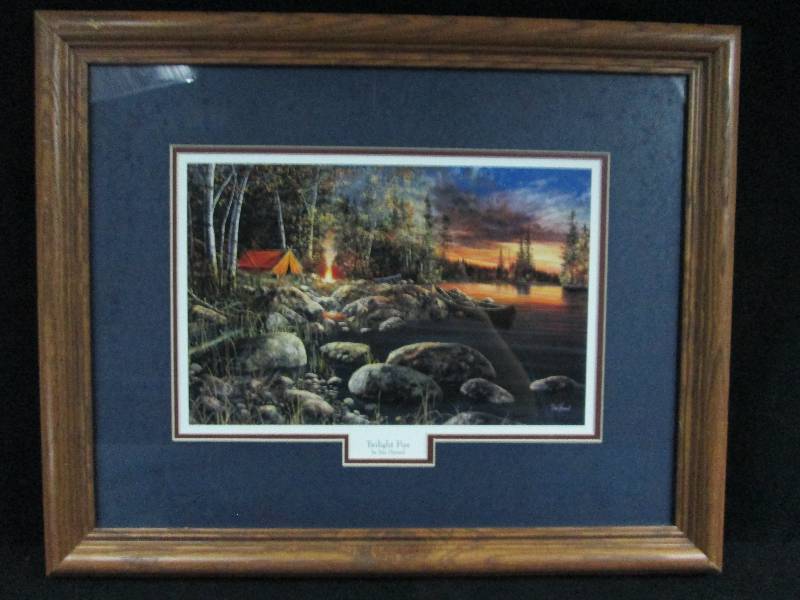 lot 126 image: Twilight Fire By Jim Hansel