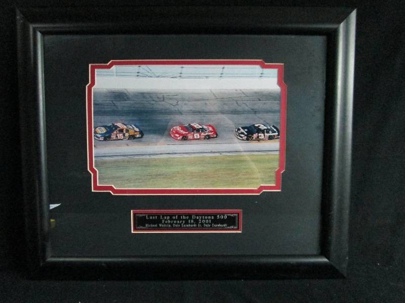 lot 130 image: Dale Earnhardt & Dale Jr Picture