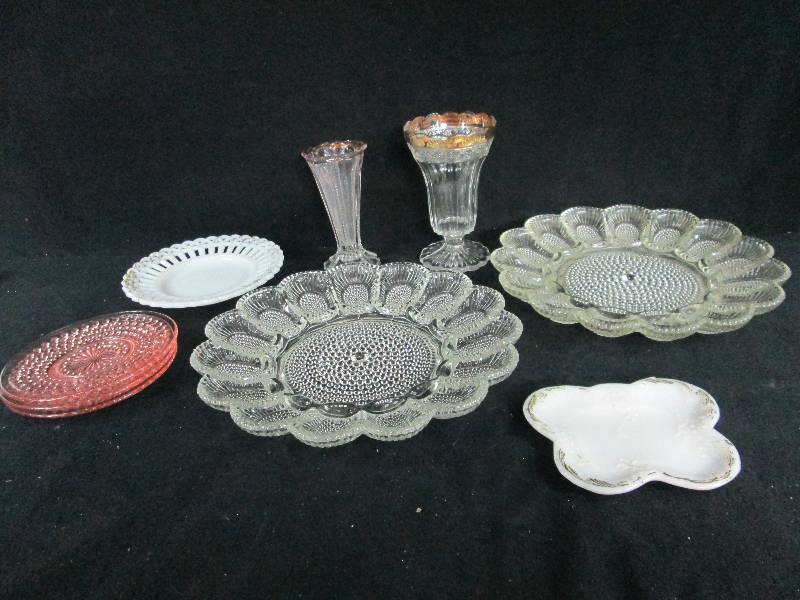 lot 160 image: Depression Glass