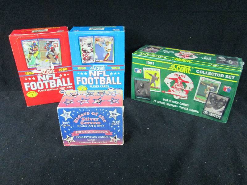 lot 190 image: 1990 Score Unopened Baseball Cards