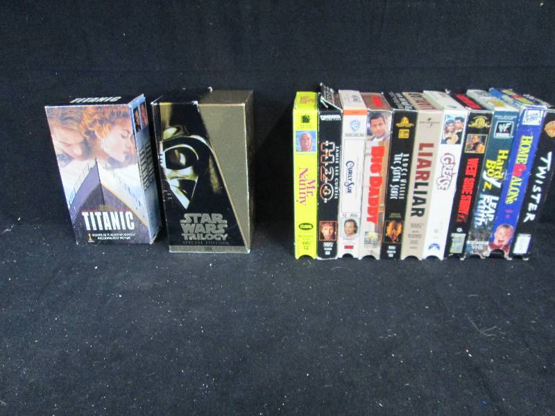 lot 259 image: Star Wars - Titanic VHS Tapes