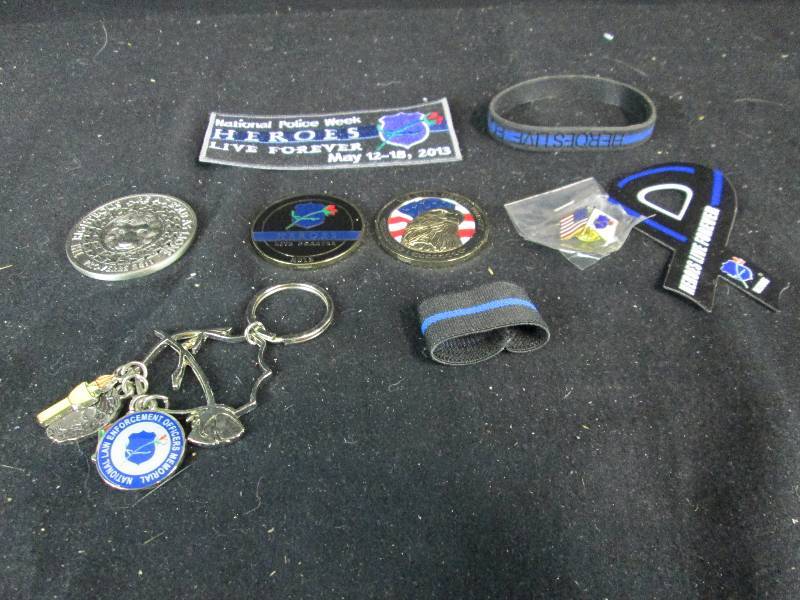 lot 261 image: Police Memorial Coins