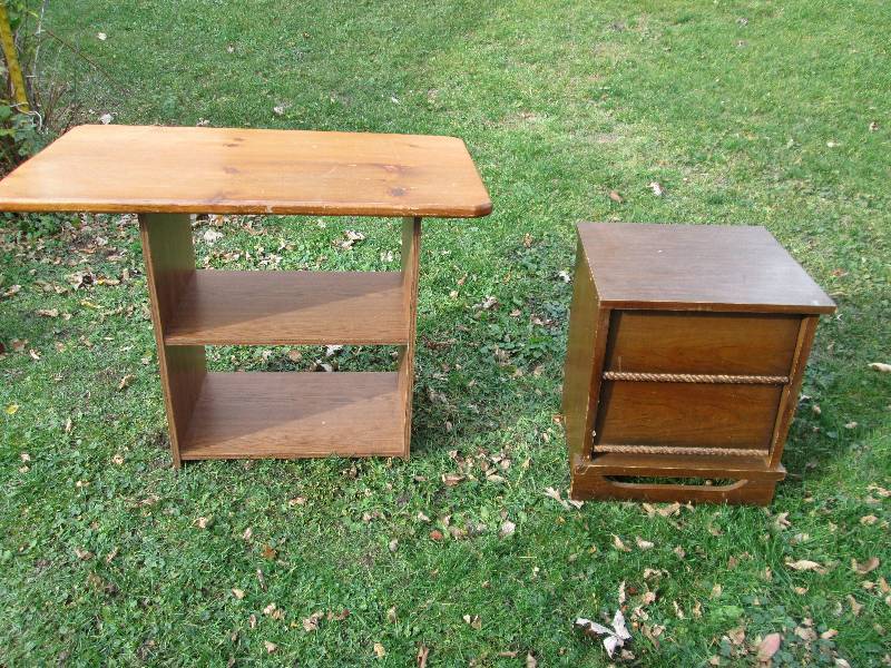 lot 121 image: Table & Night Stand