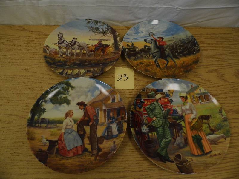 4 OKLAHOMA Collector Plates