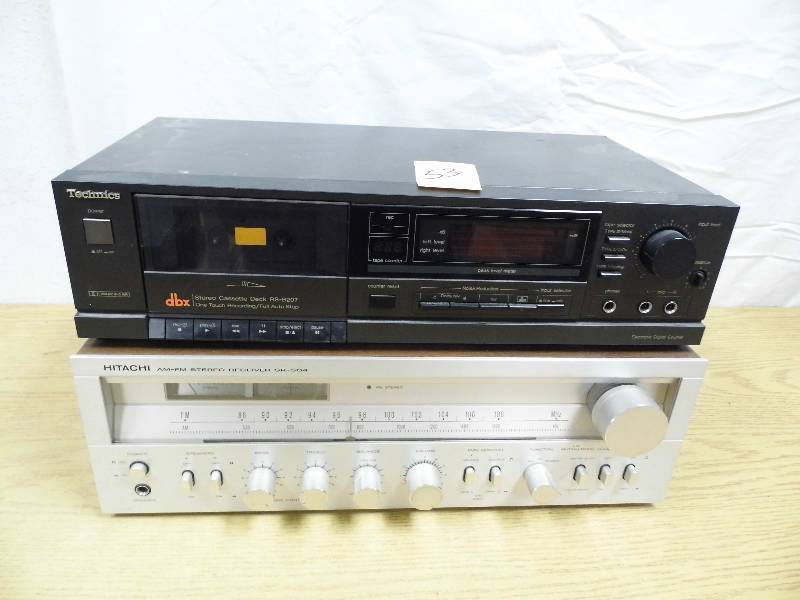 Technics Tape Deck - Hitachi Receiver