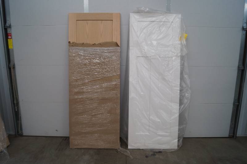 Oak & White Door Slabs