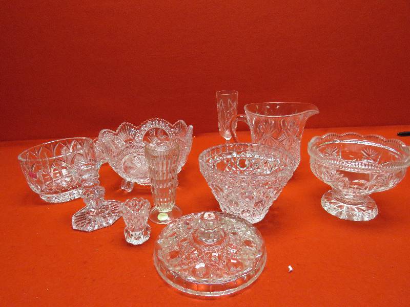 CrystalCut Glass lot
