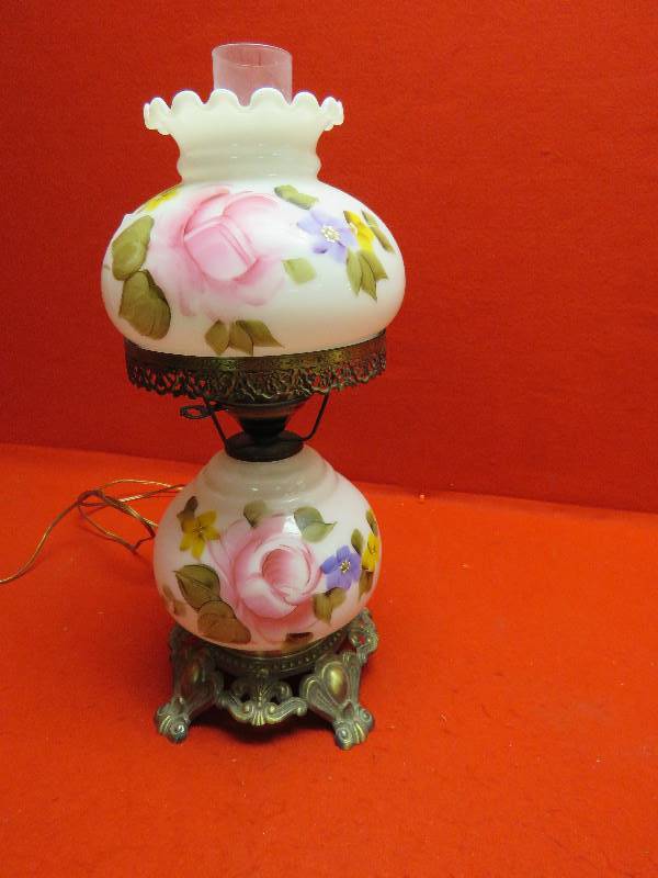 Vintage Hurricane Lamp