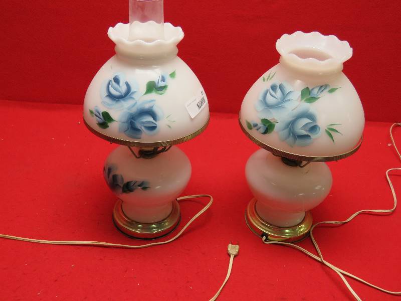 Matching Hurricane Lamps