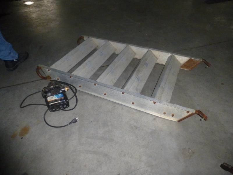Aluminum Step, RV Tripod & Water Pump