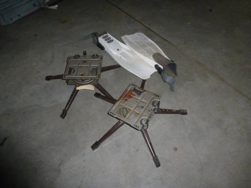 Swivel Chair Bases & Diving Flippers