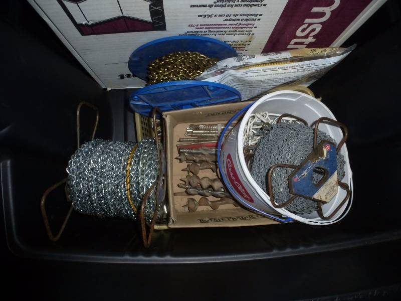 Black Tote Chain & Rubber Mop Board