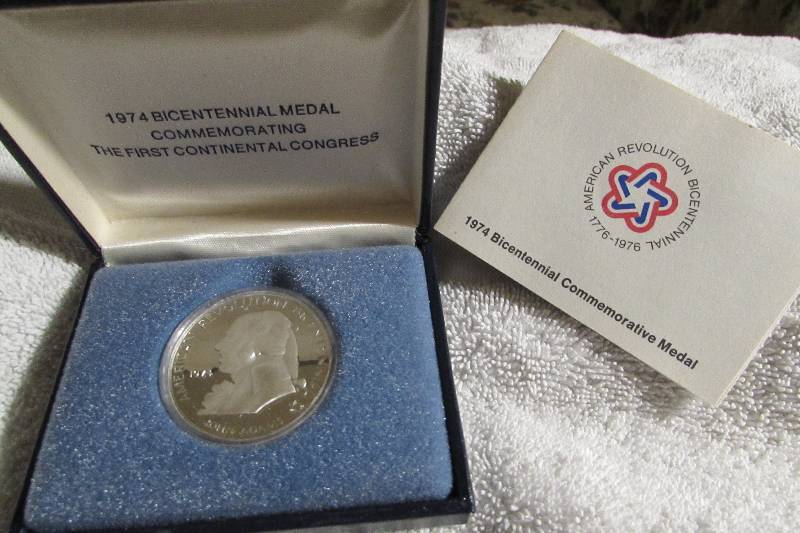 1974 US MINT JOHN ADAMS COMMEMORATIVE MEDAL