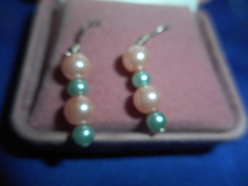 STERLING BEADED EARINGS