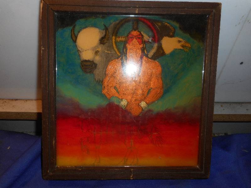 VINTAGE NATIVE AMERICAN PICTURE