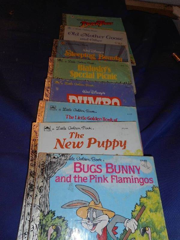 8 GOLDEN BOOKS