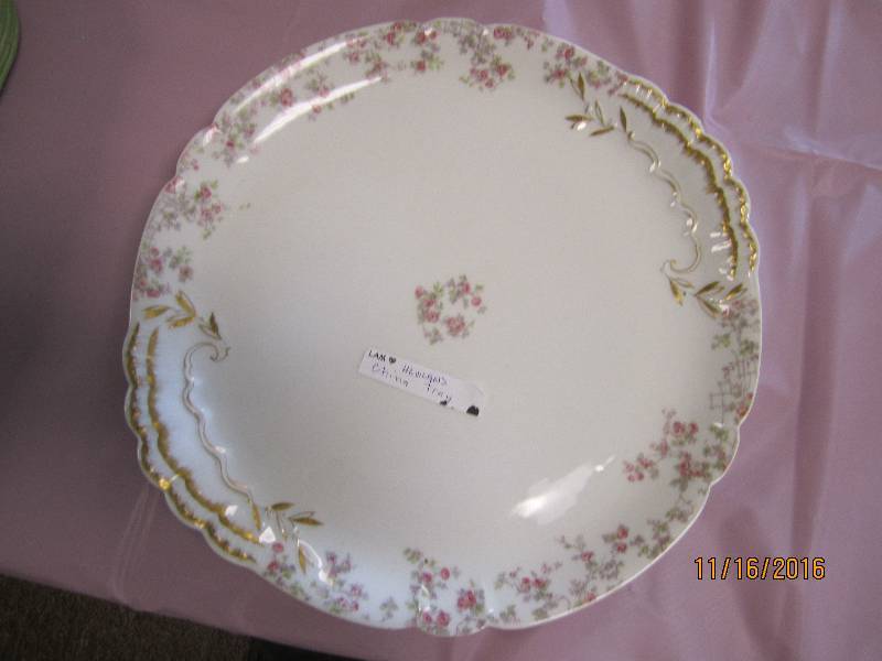 Haviland china tray...