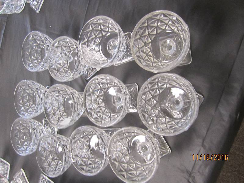 Lot of Fostoria glassware, 12 foote...