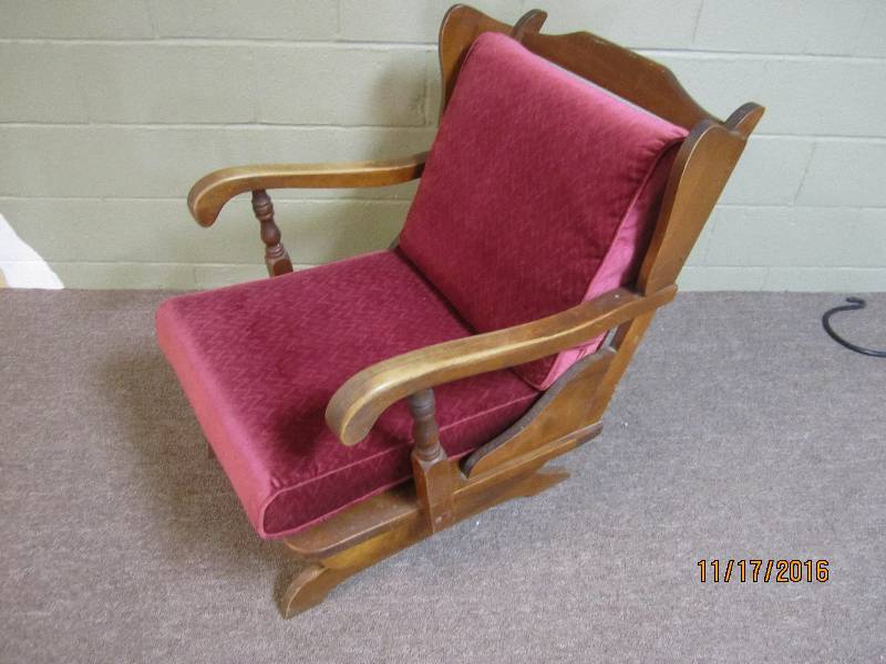 Vintage wood rocking chair...