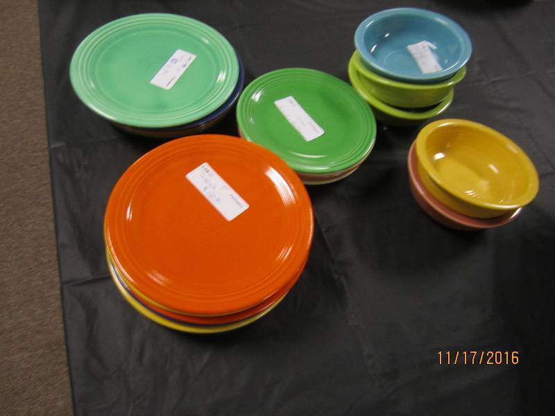 Lot of Fiestaware dishes,11  7 sal...
