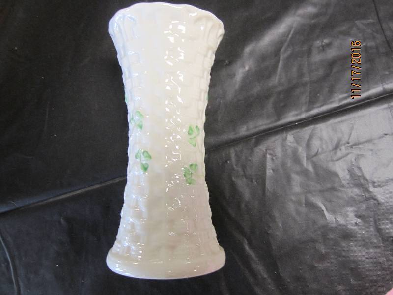 Belleek Vase made only in Ireland b...