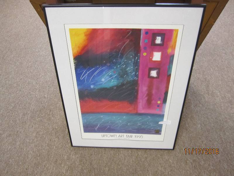 Uptown art fair 1995 framed print 2...