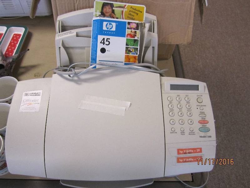 HP officejet 500 printer...