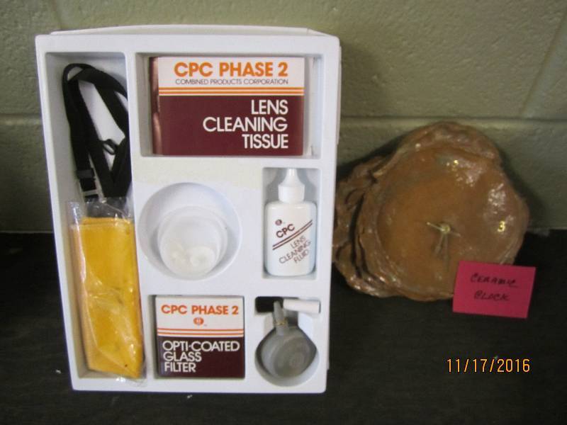 Glasses care kit and a hand made cr...