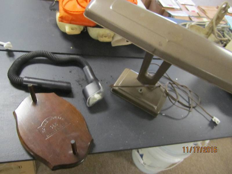 Vintage desk lamp, flex neck lamp a...