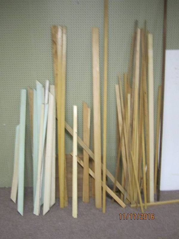 Lot of trim wood, some vintage some...