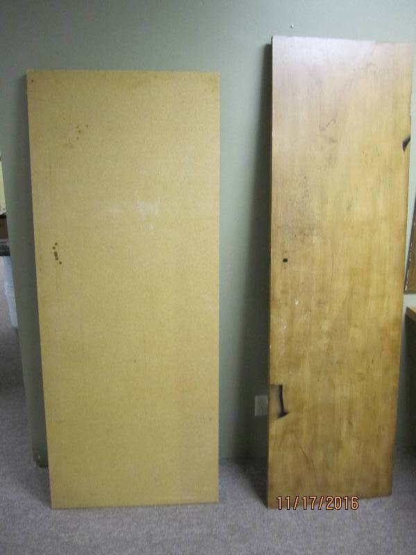 29 x 73 particle board 1.5 thick ...