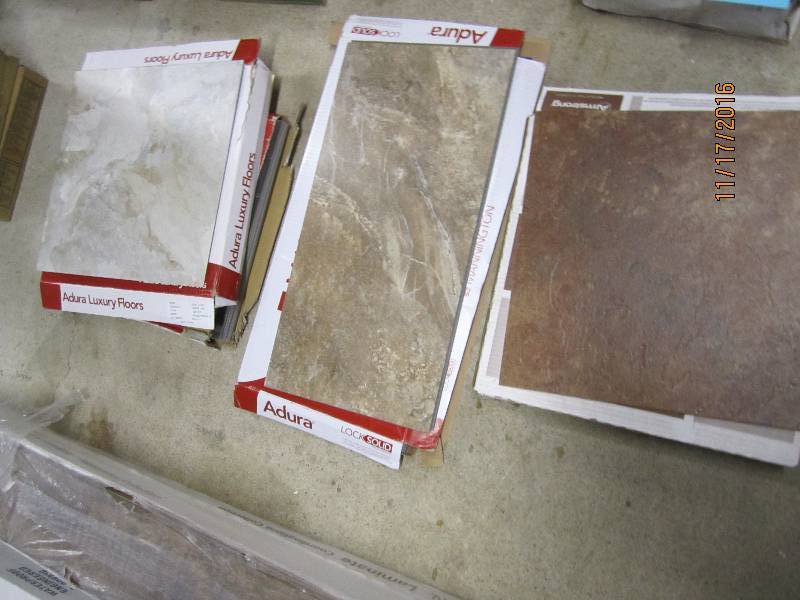 Lot of assorted floor tile...