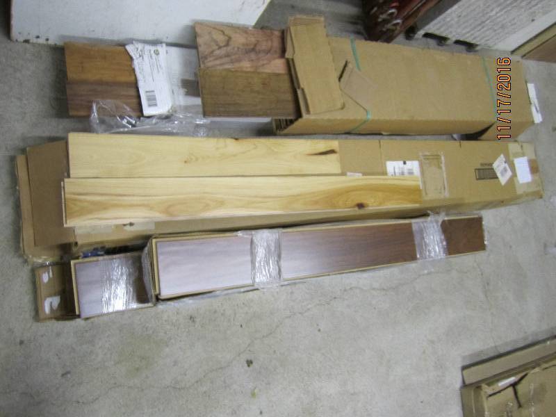Lot of wood flooring  ...