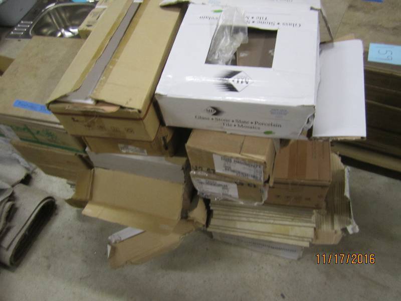 Lot of assorted floor tile...