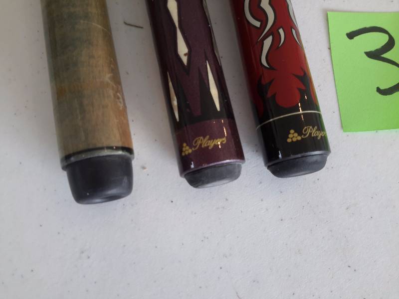3, Pool Cues.